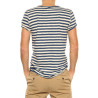 T-Shirt Kaos blue-white